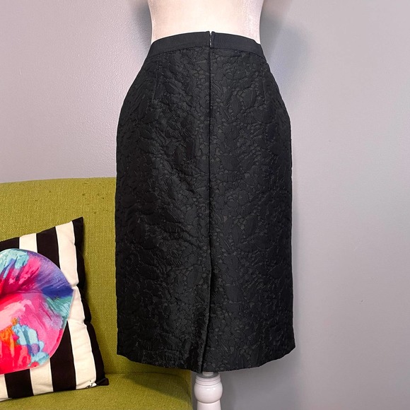 Ann Taylor Teal Green Lace Straight Pencil Skirt 8 Work Cocktail - Picture 5 of 5